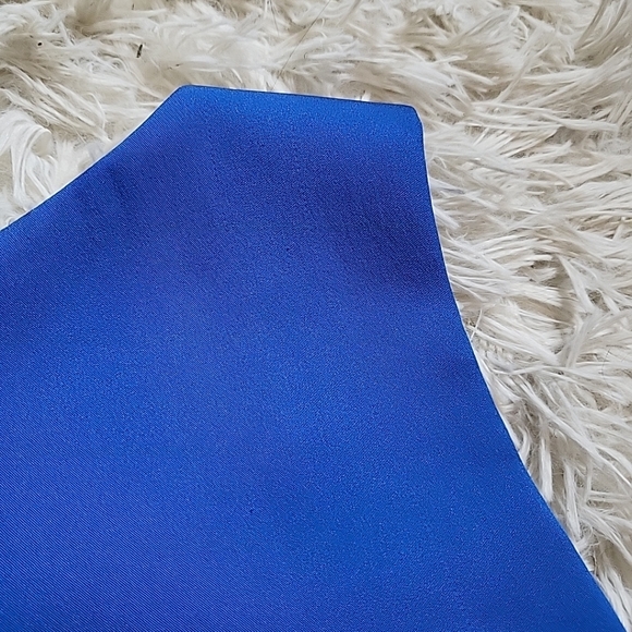 Women's Theory 100% Silk Blue Sleeves Tiered Flowy Blouse - M Medium - Picture 13 of 13